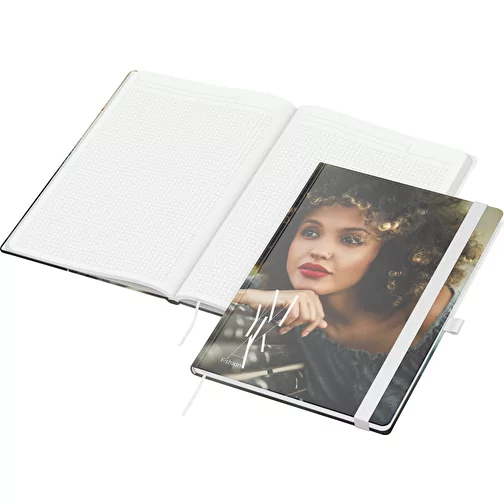 Carnet de notes Match-Book White green+blue A4, blanc, Image 1