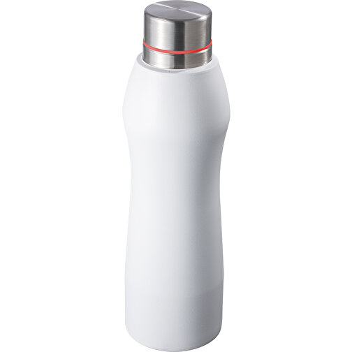 Trinkflasche RETUMBLER-GIBRALTAR , Retumbler, weiß / silber / weiß, Edelstahl, Kunststoff, Silikon, 25,50cm x 7,50cm x 7,50cm (Länge x Höhe x Breite), Bild 1