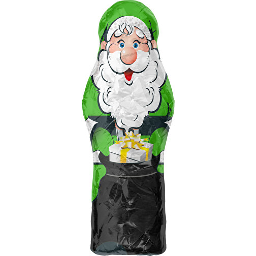 MyBrand Santa Maxi , grasgrün / schwarz, Alufolie, 13,00cm x 3,00cm x 5,00cm (Länge x Höhe x Breite), Bild 1