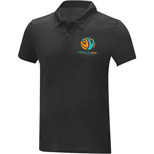 Deimos Poloshirt Cool Fit Mit Kurzärmeln Für Herren , schwarz, Mesh mit Cool Fit Finish 100% Polyester, 105 g/m2, XS, , Bild 2