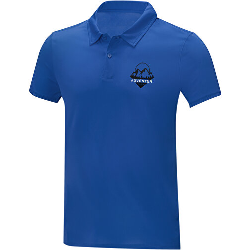 Deimos Poloshirt Cool Fit Mit Kurzärmeln Für Herren , blau, Mesh mit Cool Fit Finish 100% Polyester, 105 g/m2, 4XL, , Bild 2