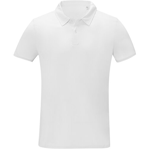 Deimos Poloshirt Cool Fit Mit Kurzärmeln Für Herren , weiss, Mesh mit Cool Fit Finish 100% Polyester, 105 g/m2, 5XL, , Bild 3