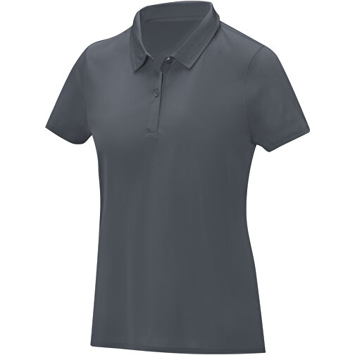 Deimos Poloshirt Cool Fit Mit Kurzärmeln Für Damen , storm grey, Mesh mit Cool Fit Finish 100% Polyester, 105 g/m2, L, , Bild 1