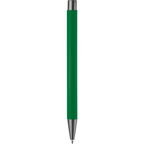 Metallkugelschreiber New York Soft-Touch , grün, Aluminium & Metall, 13,60cm (Länge), Bild 4
