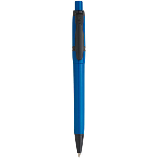 Balpen Olly Extra (Jumbo Nachfüllpackung) , blau / schwarz, ABS, 13,80cm (Länge), Bild 1