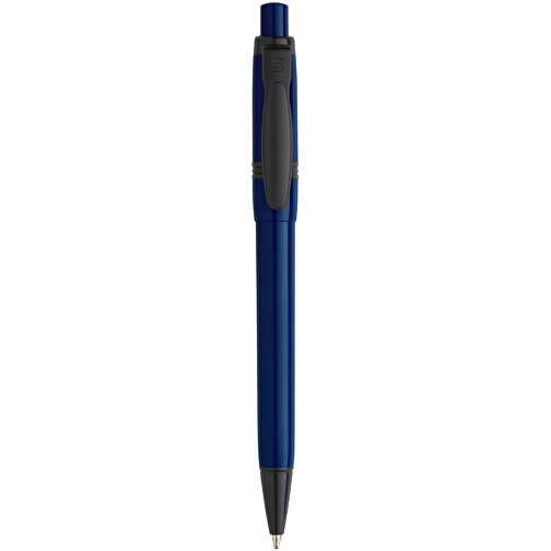 Balpen Olly Extra (Jumbo Nachfüllpackung) , dunkelblau / schwarz, ABS, 13,80cm (Länge), Bild 1