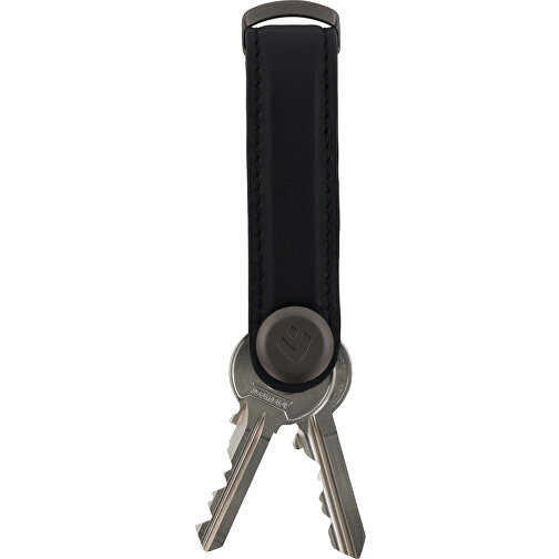 7303 | Valenta Key Organizer , schwarz, Echtes Leder, 8,50cm x 2,00cm x 2,00cm (Länge x Höhe x Breite), Bild 1
