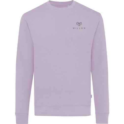 Iqoniq Zion Rundhals-Sweater Aus Recycelter Baumwolle, Lavender , lavender, 50% recycelte und 50% biologische Baumwolle, XXL, 77,50cm x 1,00cm (Länge x Höhe), Bild 3
