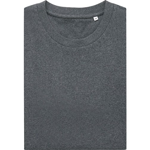 Iqoniq Manuel Ungefärbtes T-Shirt Aus Recycelter Baumwolle, Ungefärbtes Anthrazit , ungefärbtes Anthrazit, 50% recycelte und 50% biologische Baumwolle, XS, 67,00cm x 0,50cm (Länge x Höhe), Bild 4