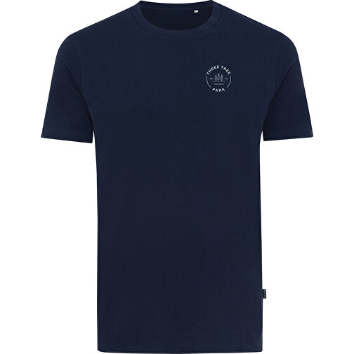 Iqoniq Bryce T-Shirt Aus Recycelter Baumwolle, Navy Blau , navy blau, 50% recycelte und 50% biologische Baumwolle, S, 69,00cm x 0,50cm (Länge x Höhe), Bild 3