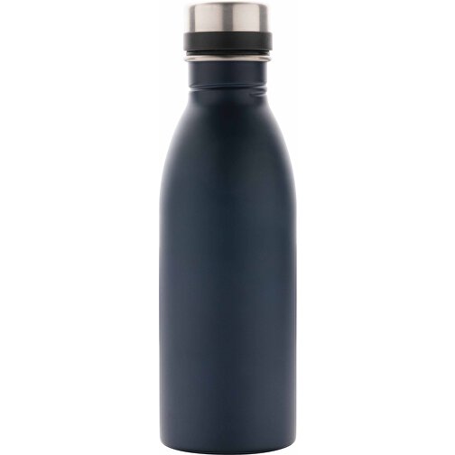 Deluxe Wasserflasche Aus RCS Recyceltem Stainless-Steel, Navy Blau , navy blau, Rostfreier Stahl - recycelt, 21,50cm (Höhe), Bild 2