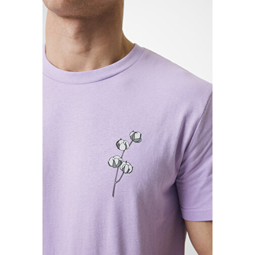 Iqoniq Bryce T-Shirt Aus Recycelter Baumwolle, Lavender , lavender, 50% recycelte und 50% biologische Baumwolle, XL, 75,00cm x 0,50cm (Länge x Höhe), Bild 4