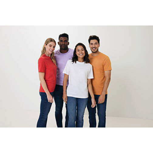 Iqoniq Bryce T-Shirt Aus Recycelter Baumwolle, Luscious Red , luscious red, 50% recycelte und 50% biologische Baumwolle, XXS, 65,00cm x 0,50cm (Länge x Höhe), Bild 5