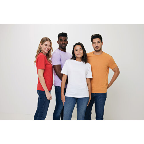Iqoniq Bryce T-Shirt Aus Recycelter Baumwolle, Luscious Red , luscious red, 50% recycelte und 50% biologische Baumwolle, L, 73,00cm x 0,50cm (Länge x Höhe), Bild 4