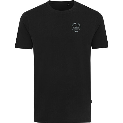 Iqoniq Bryce T-Shirt Aus Recycelter Baumwolle, Schwarz , schwarz, 50% recycelte und 50% biologische Baumwolle, M, 71,00cm x 0,50cm (Länge x Höhe), Bild 6