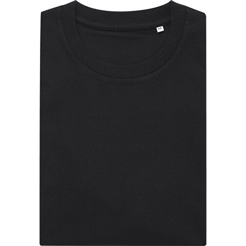 Iqoniq Bryce T-Shirt Aus Recycelter Baumwolle, Schwarz , schwarz, 50% recycelte und 50% biologische Baumwolle, L, 73,00cm x 0,50cm (Länge x Höhe), Bild 3