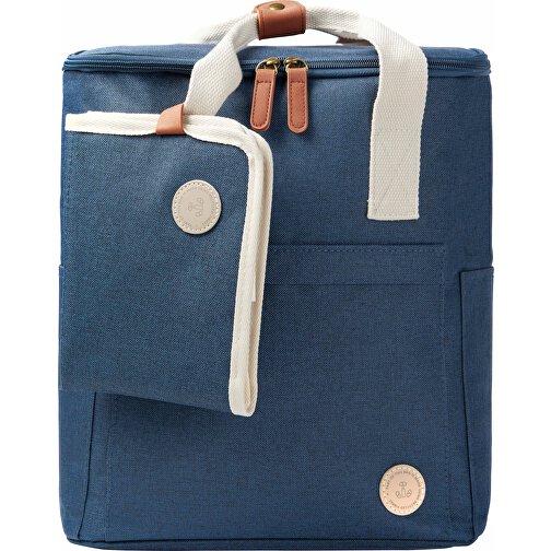 VINGA Sortino Wanderkühlrucksack, Blau , blau, PET - recycelt, 30,50cm x 36,00cm (Länge x Höhe), Bild 6