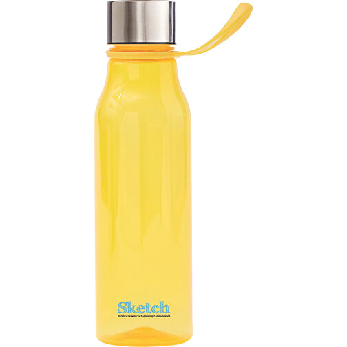 VINGA Lean Wasserflasche, Gelb , gelb, Tritan, 23,50cm (Höhe), Bild 3