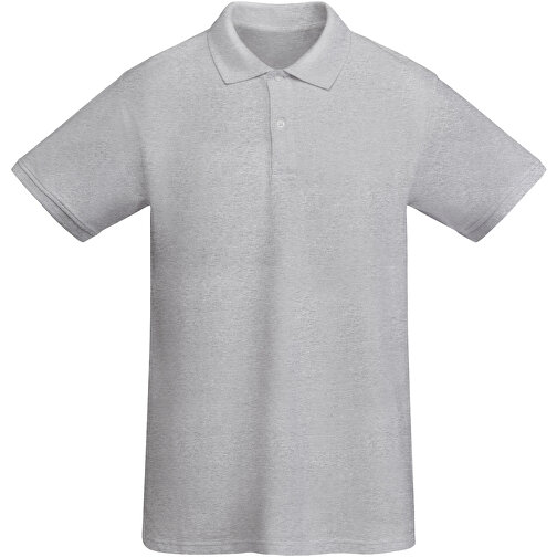 Prince Poloshirt Für Herren , marl grey, Piqué Strick 100% Bio Baumwolle, 210 g/m2, XL, , Bild 1