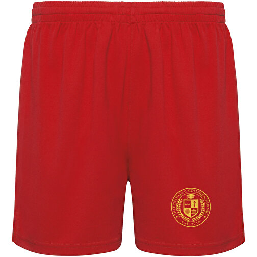 Player Sportshorts Für Kinder , rot, Piqué Strick 100% Polyester, 140 g/m2, 8, , Bild 2