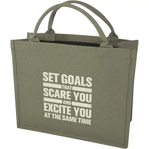 Sac shopping Pheebs recyclé de 500 g/m² pour livre, Image 2