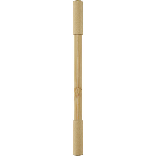 Samambu Bambus Duo Kugelschreiber , natur, FSC certified bamboo, 17,20cm (Länge), Bild 1