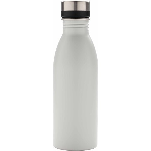 Deluxe Wasserflasche Aus RCS Recyceltem Stainless-Steel, Weiss , weiss, Rostfreier Stahl - recycelt, 21,50cm (Höhe), Bild 2