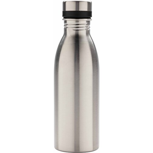 Deluxe Wasserflasche Aus RCS Recyceltem Stainless-Steel, Silber , silber, Rostfreier Stahl - recycelt, 21,50cm (Höhe), Bild 2