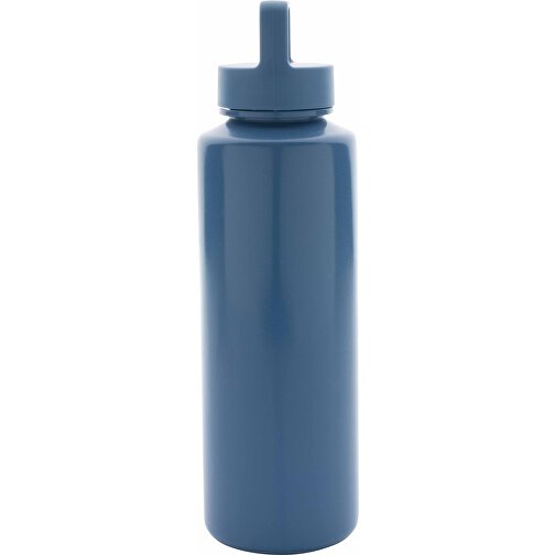 Wasserflasche Mit Henkel Aus RCS RPP, Blau , blau, Polypropylen - recycelt, 22,50cm (Höhe), Bild 2
