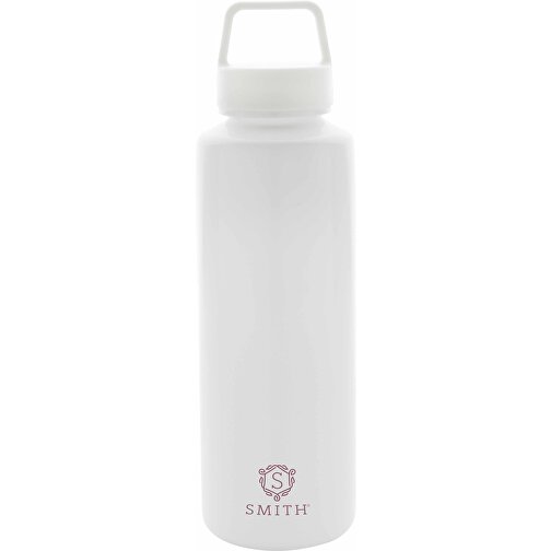 Wasserflasche Mit Henkel Aus RCS RPP, Weiß , weiß, Polypropylen - recycelt, 22,50cm (Höhe), Bild 5