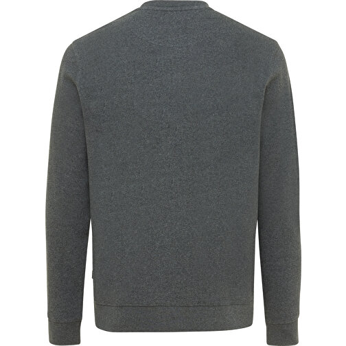 Iqoniq Denali Ungefärbt. Rundhals-Sweater Aus Recycelter BW, Ungefärbtes Anthrazit , ungefärbtes Anthrazit, 50% recycelte und 50% biologische Baumwolle, XXS, 65,50cm x 1,00cm (Länge x Höhe), Bild 2