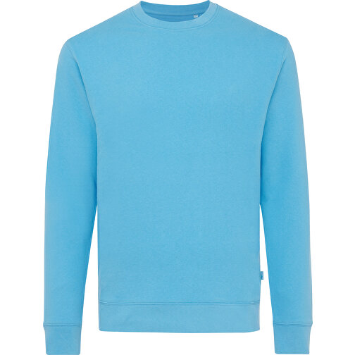 Iqoniq Zion Rundhals-Sweater Aus Recycelter Baumwolle, Tranquil Blue , tranquil blue, 50% recycelte und 50% biologische Baumwolle, XXL, 77,50cm x 1,00cm (Länge x Höhe), Bild 1