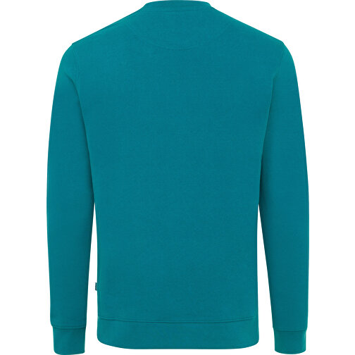 Iqoniq Zion Rundhals-Sweater Aus Recycelter Baumwolle, Verdigris , verdigris, 50% recycelte und 50% biologische Baumwolle, XXS, 65,50cm x 1,00cm (Länge x Höhe), Bild 2