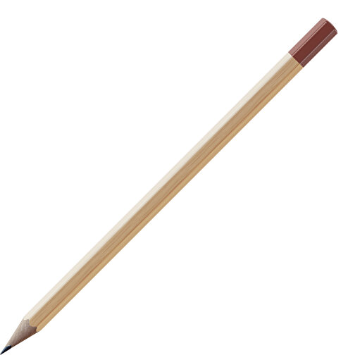 Bleistift, Natur, 6-eckig , natur / braun, Holz, 17,50cm x 0,70cm x 0,70cm (Länge x Höhe x Breite), Bild 1