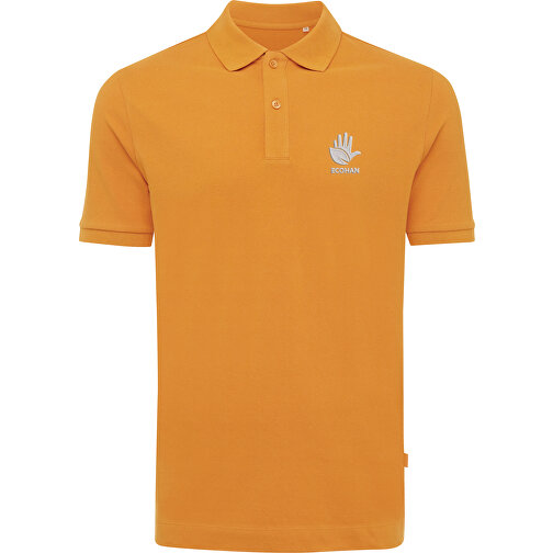 Iqoniq Yosemite Piqué-Poloshirt Aus Recycelter Baumwolle, Sundial Orange , sundial orange, 50% recycelte und 50% biologische Baumwolle, L, 73,00cm x 0,50cm (Länge x Höhe), Bild 3