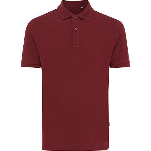 Iqoniq Yosemite Piqué-Poloshirt Aus Recycelter Baumwolle, Burgunderrot , burgunderrot, 50% recycelte und 50% biologische Baumwolle, XXL, 77,00cm x 0,50cm (Länge x Höhe), Bild 1