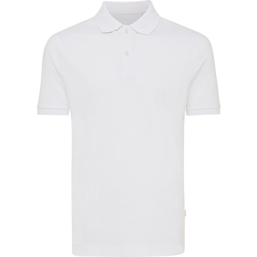 Iqoniq Yosemite Piqué-Poloshirt Aus Recycelter Baumwolle, Weiß , weiß, 50% recycelte und 50% biologische Baumwolle, S, 69,00cm x 0,50cm (Länge x Höhe), Bild 1