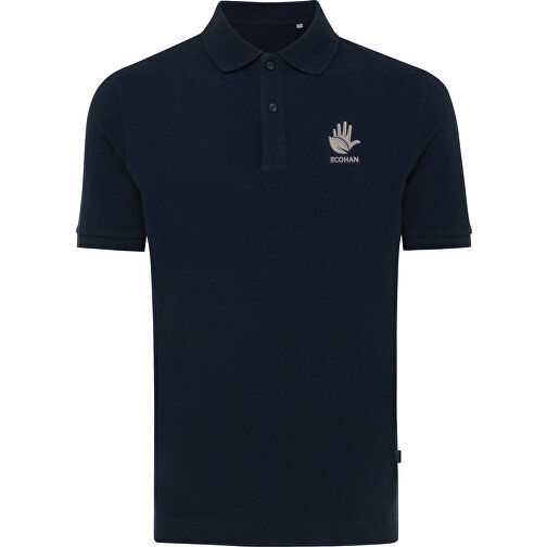 Iqoniq Yosemite Piqué-Poloshirt Aus Recycelter Baumwolle, Navy Blau , navy blau, 50% recycelte und 50% biologische Baumwolle, XXS, 65,00cm x 0,50cm (Länge x Höhe), Bild 6