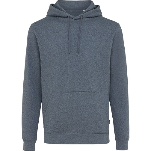 Iqoniq Torres Ungefärbter Hoodie Aus Recycelter Baumwolle, Heather Navy , heather navy, 50% recycelte und 50% biologische Baumwolle, XS, 68,00cm x 1,00cm (Länge x Höhe), Bild 1