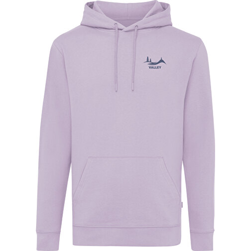 Iqoniq Jasper Hoodie Aus Recycelter Baumwolle, Lavender , lavender, 50% recycelte und 50% biologische Baumwolle, S, 70,00cm x 1,00cm (Länge x Höhe), Bild 3