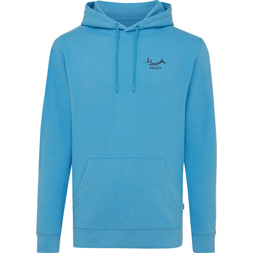 Iqoniq Jasper Hoodie Aus Recycelter Baumwolle, Tranquil Blue , tranquil blue, 50% recycelte und 50% biologische Baumwolle, XXS, 66,00cm x 1,00cm (Länge x Höhe), Bild 3