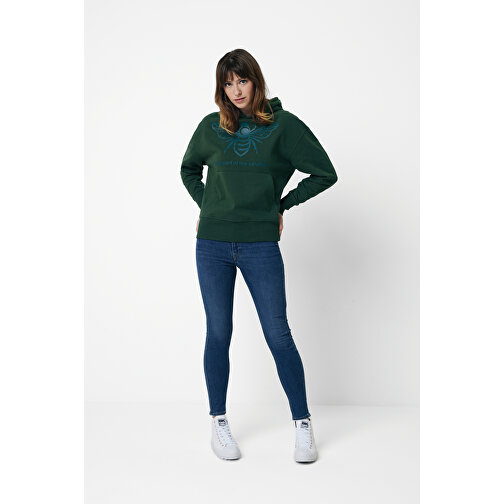 Iqoniq Jasper Hoodie Aus Recycelter Baumwolle, Forest Green , forest green, 50% recycelte und 50% biologische Baumwolle, S, 70,00cm x 1,00cm (Länge x Höhe), Bild 7