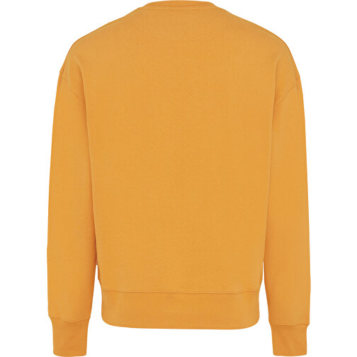 Iqoniq Kruger Relax-Rundhals-Sweater Aus Recycelt. Baumwolle, Sundial Orange , sundial orange, 50% recycelte und 50% biologische Baumwolle, XXS, 65,50cm x 1,00cm (Länge x Höhe), Bild 2