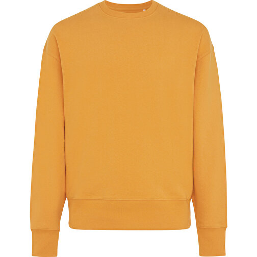 Iqoniq Kruger Relax-Rundhals-Sweater Aus Recycelt. Baumwolle, Sundial Orange , sundial orange, 50% recycelte und 50% biologische Baumwolle, XXL, 77,50cm x 1,00cm (Länge x Höhe), Bild 1