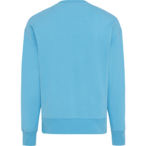 Iqoniq Kruger Relax-Rundhals-Sweater Aus Recycelt. Baumwolle, Tranquil Blue , tranquil blue, 50% recycelte und 50% biologische Baumwolle, L, 73,50cm x 1,00cm (Länge x Höhe), Bild 2