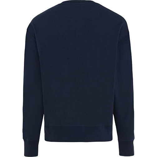 Iqoniq Kruger Relax-Rundhals-Sweater Aus Recycelt. Baumwolle, Navy Blau , navy blau, 50% recycelte und 50% biologische Baumwolle, XXS, 65,50cm x 1,00cm (Länge x Höhe), Bild 2