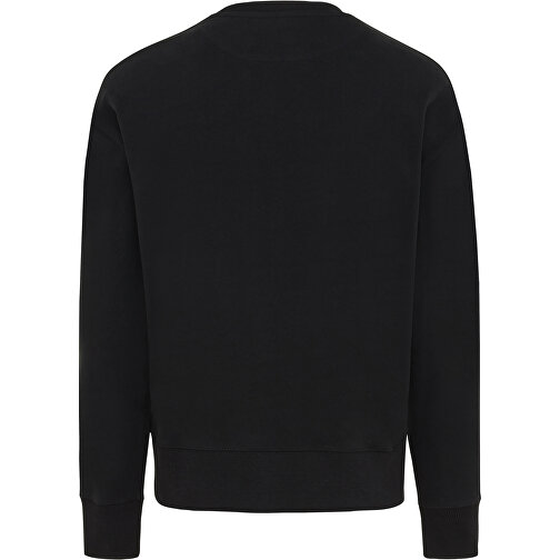 Iqoniq Kruger Relax-Rundhals-Sweater Aus Recycelt. Baumwolle, Schwarz , schwarz, 50% recycelte und 50% biologische Baumwolle, XXXL, 79,50cm x 1,00cm (Länge x Höhe), Bild 2