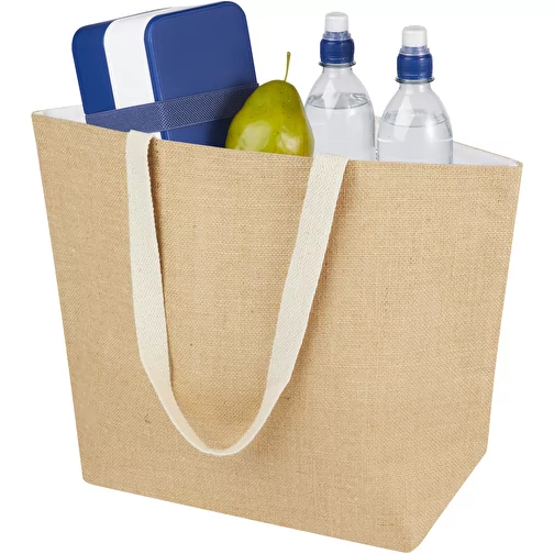 Sac shopping isotherme Juta de 12 L en jute 300 g/m², Image 4