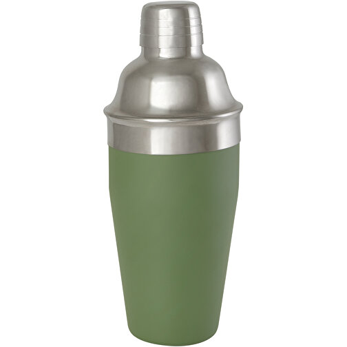 Gaudie Cocktailshaker Aus Recyceltem Edelstahl , heather grün, Recycled stainless steel, 21,00cm x 8,80cm (Länge x Breite), Bild 3
