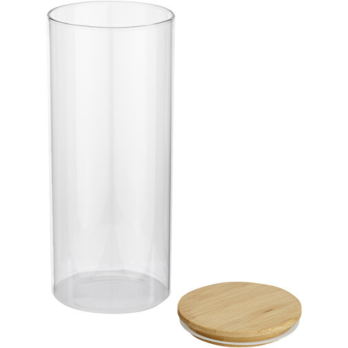 Boley 940 Ml Glasbehälter Für Lebensmittel , natural / transparent, Glas, Bambusholz, 20,30cm x 8,50cm x 8,50cm (Länge x Höhe x Breite), Bild 5